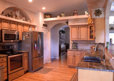 Walkthrough kitchen with Granite