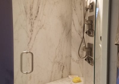 Yule Marble Shower Surround